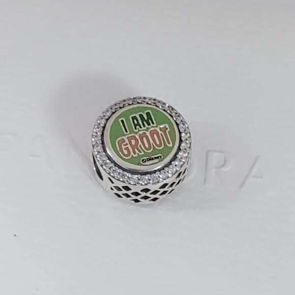 Pandora Disney I am Groot Exclusive Bead Charm Baby Groot Pendant S925 Silver - Picture 5 of 6